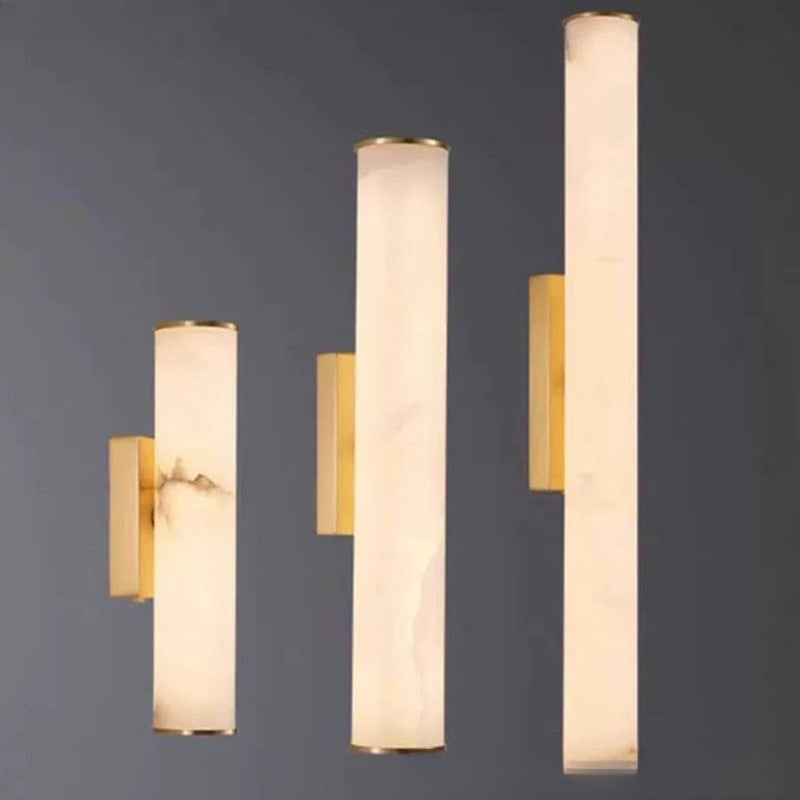 Spanish Style Faux Marble Wall Lamp