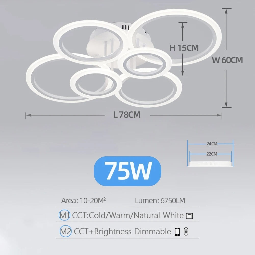 Nordic Minimalist LED Ceiling Light for Home