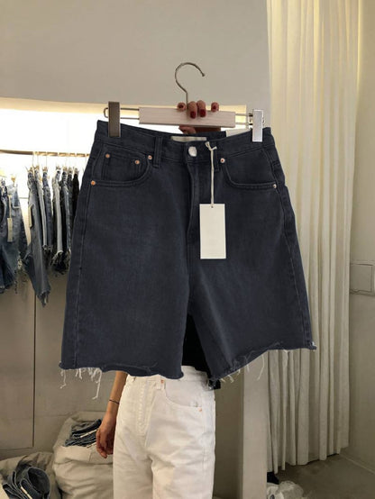 Lockere lässige Damen-Five-Point-Denim-Shorts