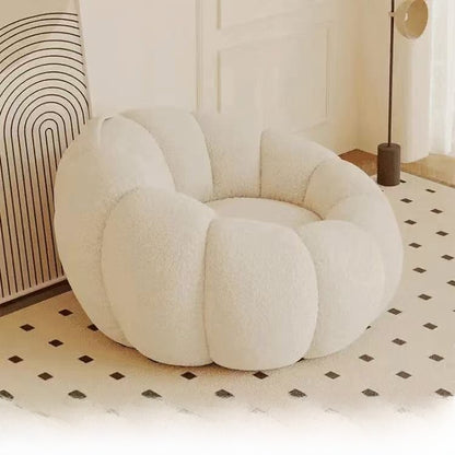 Pumpkin Sofa Chair Lambswool Small Sofa