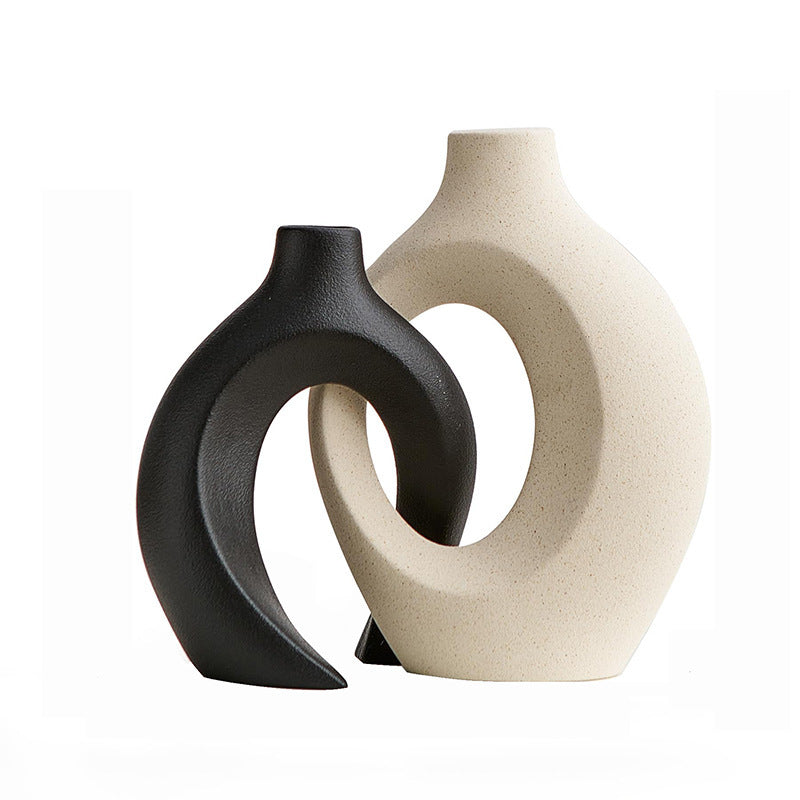 Nordic Ceramic Flower Vase Home Decoration