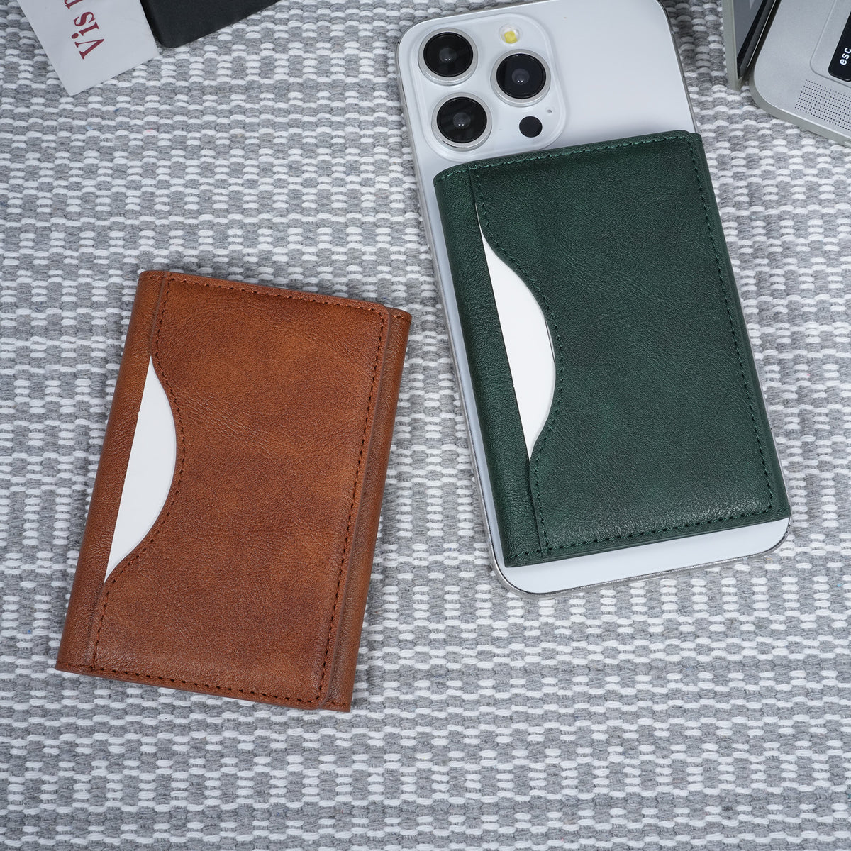 Magnetic Wallet Phone Case with Card Holder and Stand