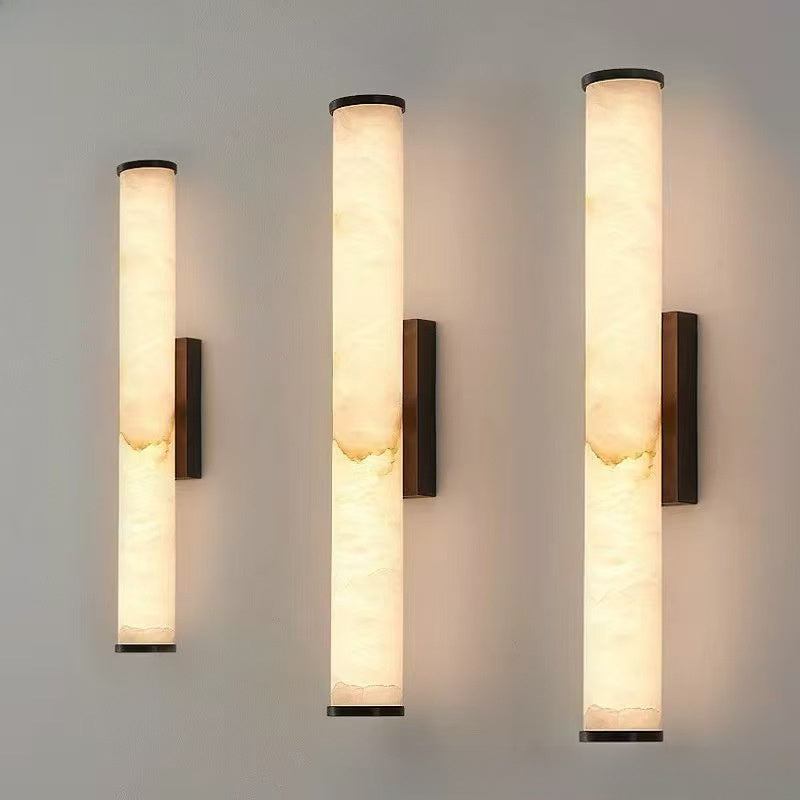 Spanish Style Faux Marble Wall Lamp