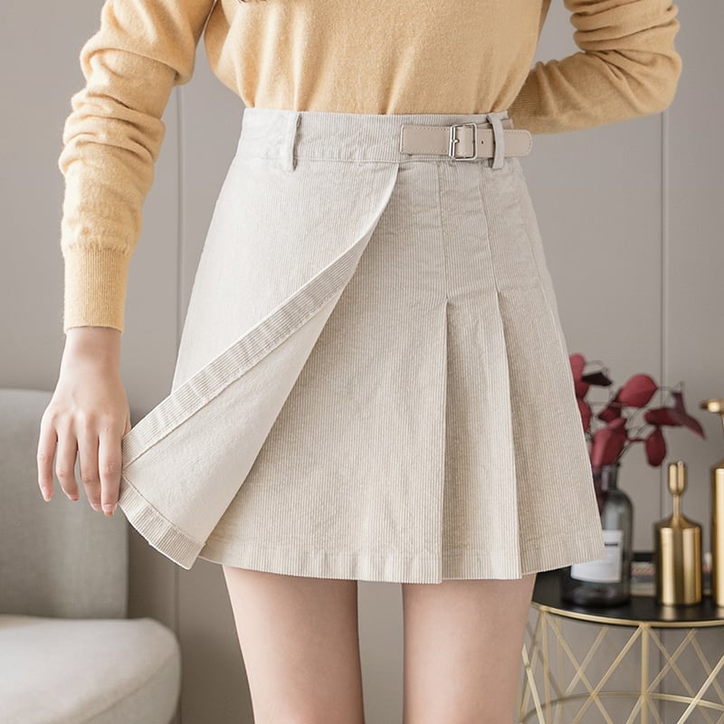 Irregular High Waist A-line Skirt for Women