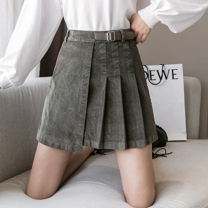 Irregular High Waist A-line Skirt for Women