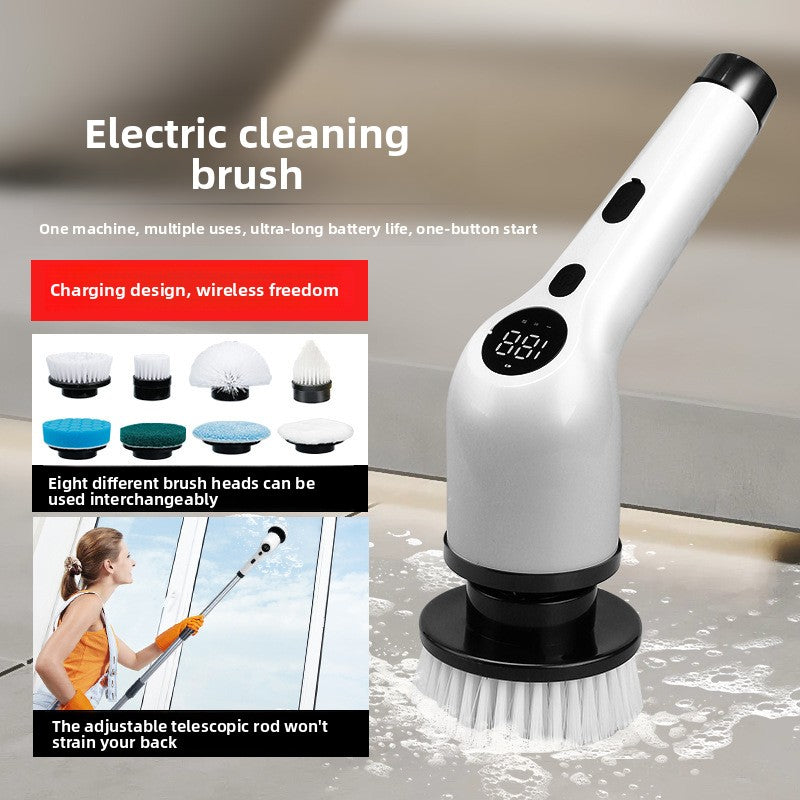 Automatic Rotating Wireless Cleaning Brush