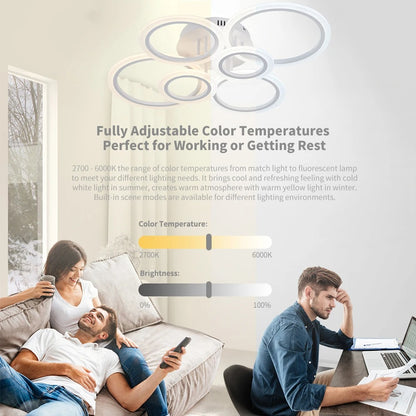 Nordic Minimalist LED Ceiling Light for Home