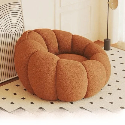 Pumpkin Sofa Chair Lambswool Small Sofa