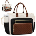 Ladies' Large Capacity Commuter Handbag with Cup Holder
