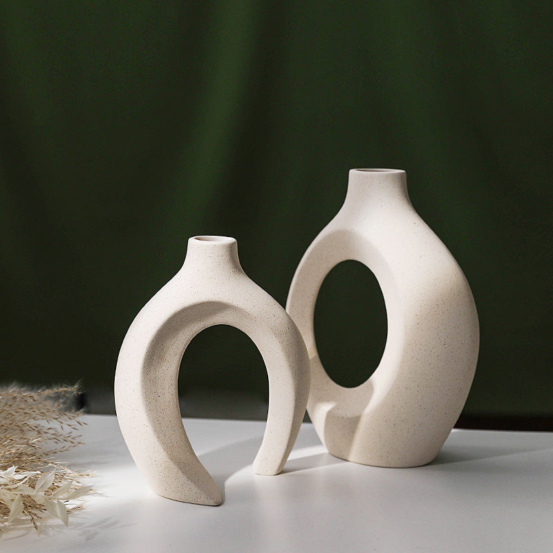 Nordic Ceramic Flower Vase Home Decoration