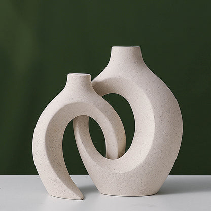 Nordic Ceramic Flower Vase Home Decoration