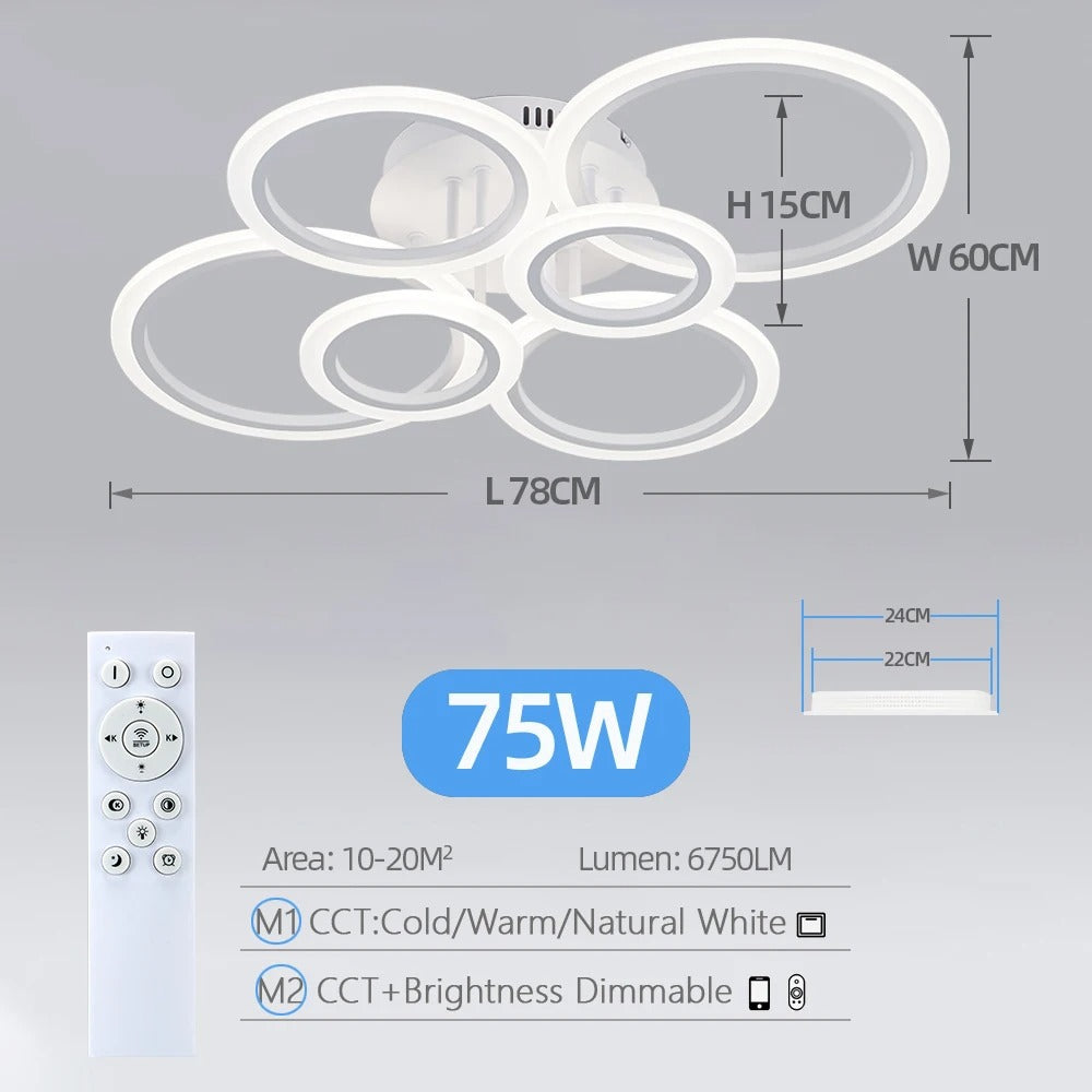 Nordic Minimalist LED Ceiling Light for Home