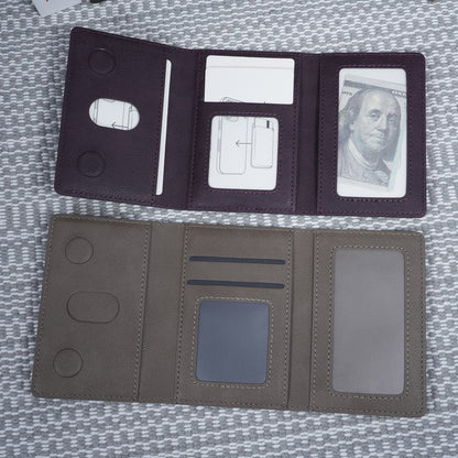Magnetic Wallet Phone Case with Card Holder and Stand