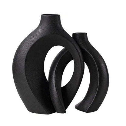 Nordic Ceramic Flower Vase Home Decoration