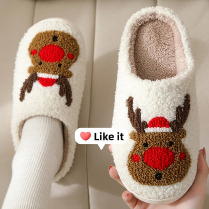 Cartoon Plush Home Slippers