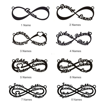 DIY Infinite Infinity Name Necklace for Mother's Day