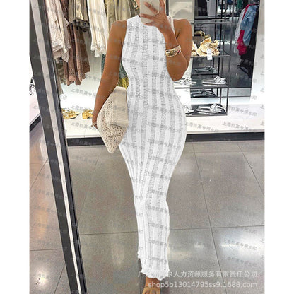 2023 Women's Long Sleeve Cardigan & Bodycon Dress Set