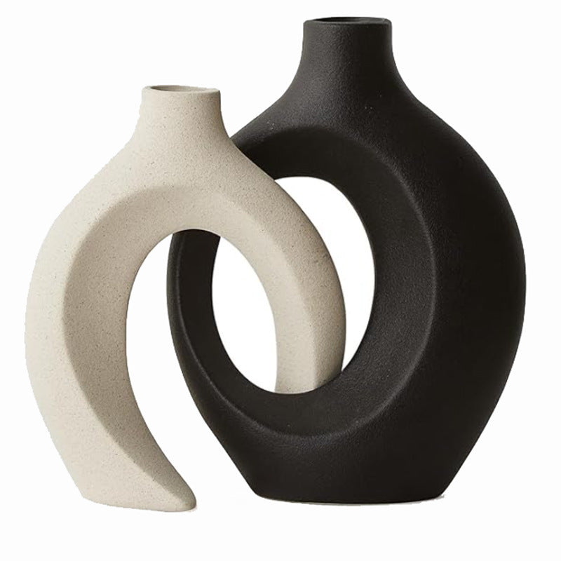 Nordic Ceramic Flower Vase Home Decoration