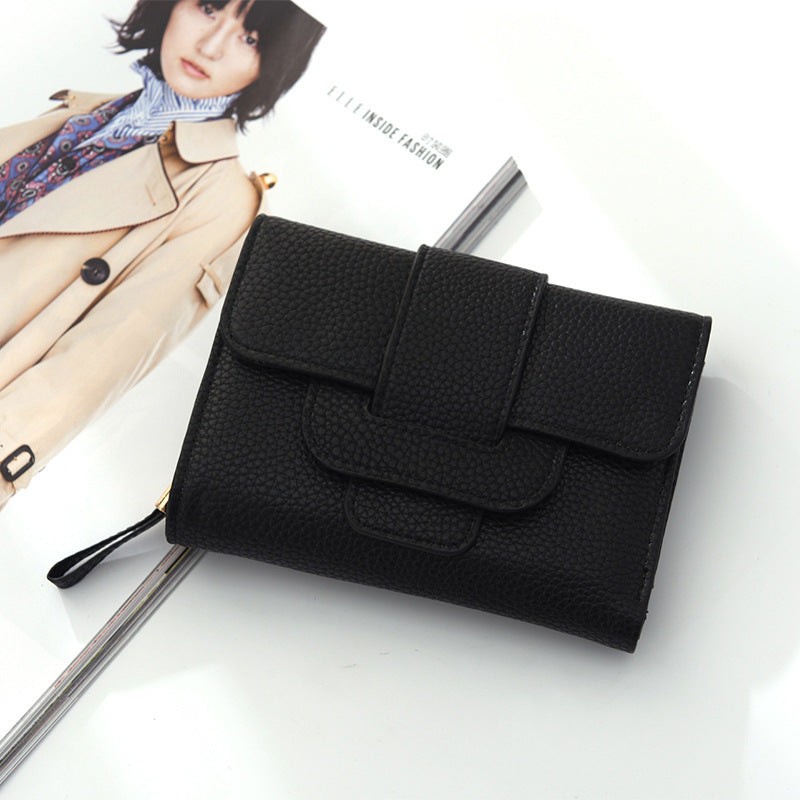 Fashionable Ladies Wallet with Lychee Pattern Design