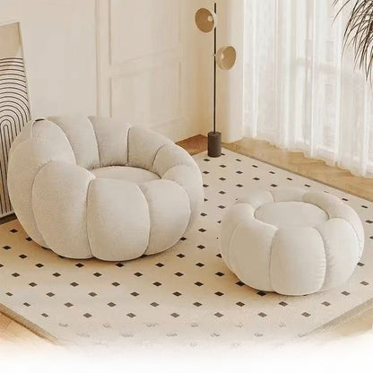 Pumpkin Sofa Chair Lambswool Small Sofa